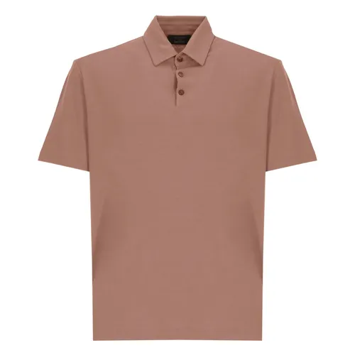 Zanone - Tops > Polo Shirts - Red - Zanone - Modalova