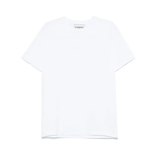 Iceberg - Tops > T-Shirts - White - Iceberg - Modalova
