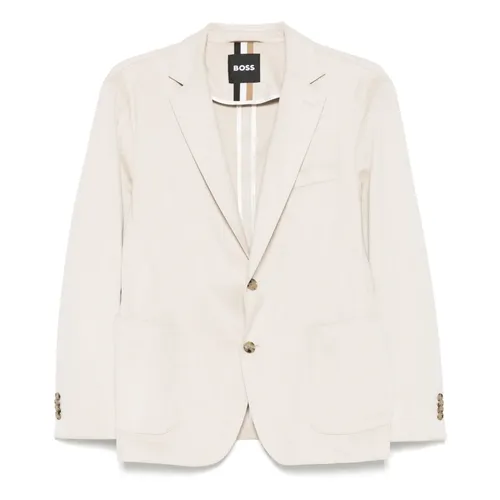 Hugo - Jackets > Blazers - Beige - Hugo - Modalova