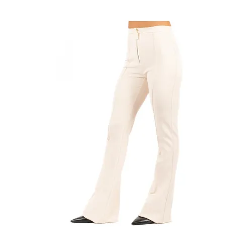 Trousers > Wide Trousers - - Elisabetta Franchi - Modalova