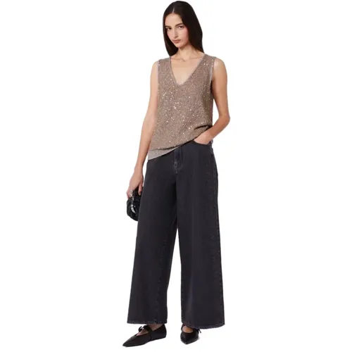 Knitwear > V-neck Knitwear - - Weekend Max Mara - Modalova