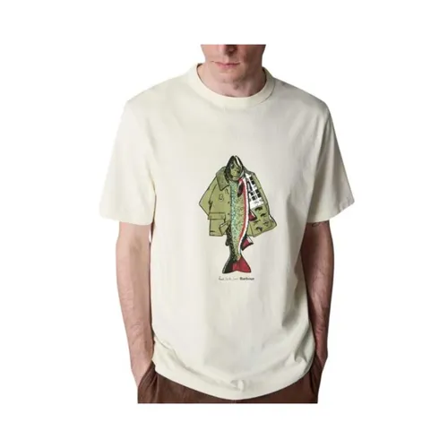 Barbour - Tops > T-Shirts - White - Barbour - Modalova