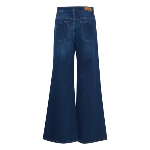 Ichi - Jeans > Wide Jeans - Blue - Ichi - Modalova