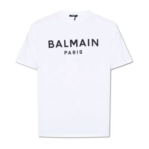 Balmain - Tops > T-Shirts - White - Balmain - Modalova