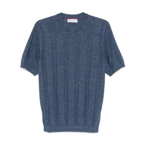 Knitwear > Round-neck Knitwear - - Brunello Cucinelli - Modalova