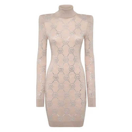 Dresses > Day Dresses > Knitted Dresses - - Philipp Plein - Modalova