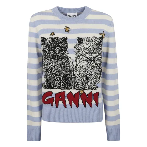 Knitwear > Round-neck Knitwear - - Ganni - Modalova