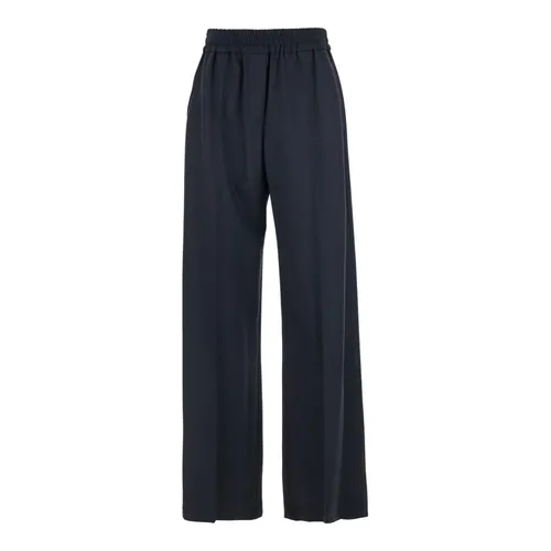 Trousers > Wide Trousers - - Brunello Cucinelli - Modalova