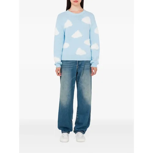 Knitwear > Round-neck Knitwear - - Moschino - Modalova