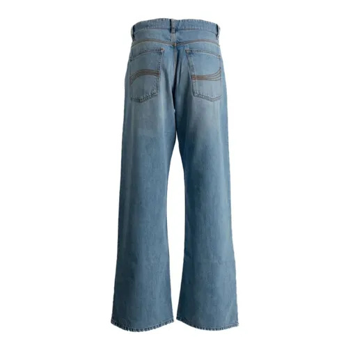 ERL - Jeans > Wide Jeans - Blue - ERL - Modalova