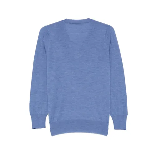 Knitwear > V-neck Knitwear - - Le Tricot Perugia - Modalova
