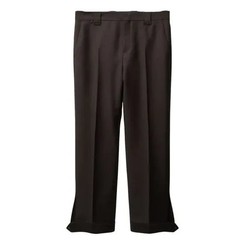 Trousers > Wide Trousers - - Versace - Modalova