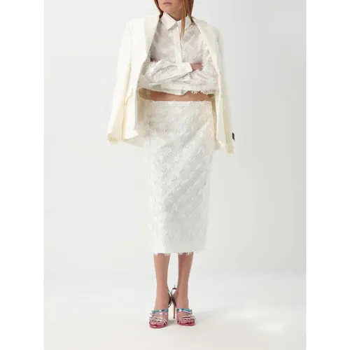 Msgm - Jackets > Blazers - Beige - Msgm - Modalova