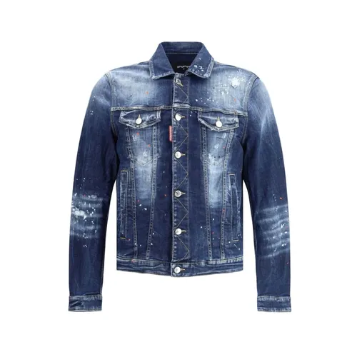 Jackets > Denim Jackets - - Dsquared2 - Modalova