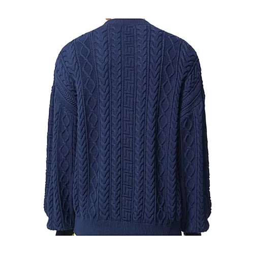 Knitwear > Round-neck Knitwear - - Versace - Modalova