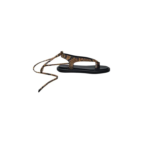 Shoes > Sandals > Flat Sandals - - Poeve - Modalova