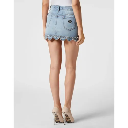 Skirts > Denim Skirts - - Philipp Plein - Modalova
