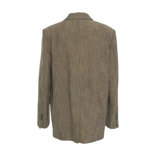 Pinko - Jackets > Blazers - Brown - Pinko - Modalova