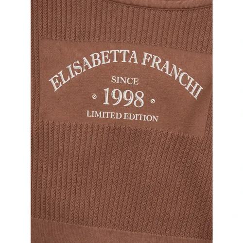 Knitwear > Round-neck Knitwear - - Elisabetta Franchi - Modalova