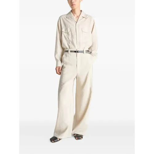 Trousers > Wide Trousers - - Lemaire - Modalova