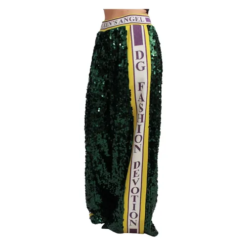 Trousers > Wide Trousers - - Dolce & Gabbana - Modalova