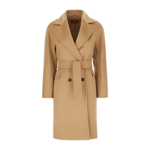 Coats > Belted Coats - - Max Mara Studio - Modalova