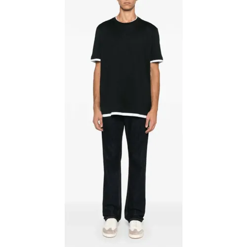 Brioni - Tops > T-Shirts - Black - Brioni - Modalova