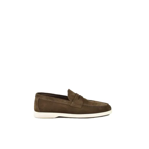Shoes > Flats > Loafers - - Testoni - Modalova