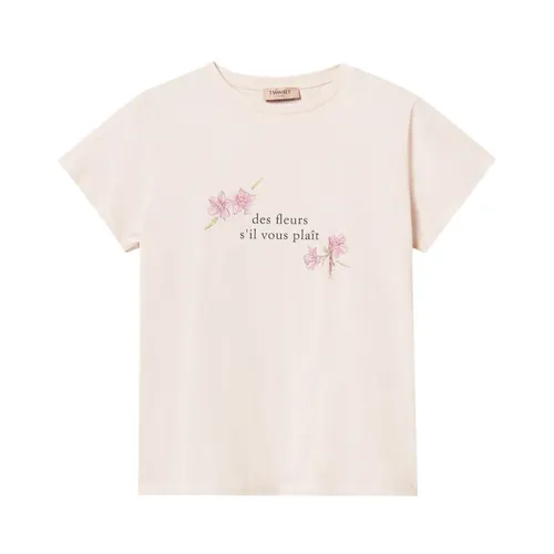 Twinset - Tops > T-Shirts - Pink - Twinset - Modalova