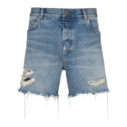 Shorts > Denim Shorts - - Balmain - Modalova