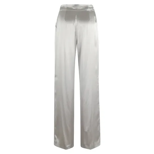 Trousers > Straight Trousers - - Alberta Ferretti - Modalova