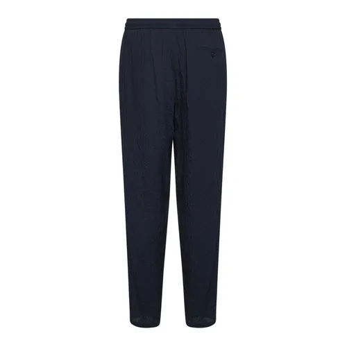 Trousers > Straight Trousers - - Giorgio Armani - Modalova