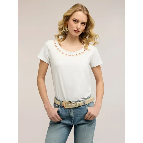 Motivi - Tops > T-Shirts - White - Motivi - Modalova
