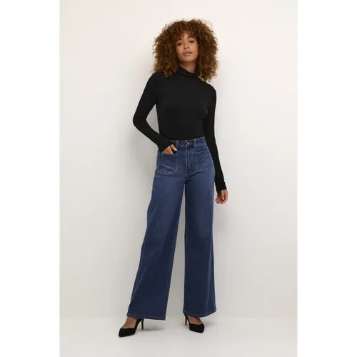 Kaffe - Jeans > Wide Jeans - Blue - Kaffe - Modalova