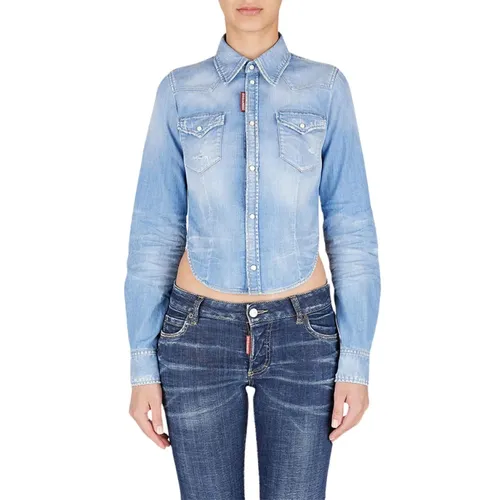 Blouses & Shirts > Denim Shirts - - Dsquared2 - Modalova