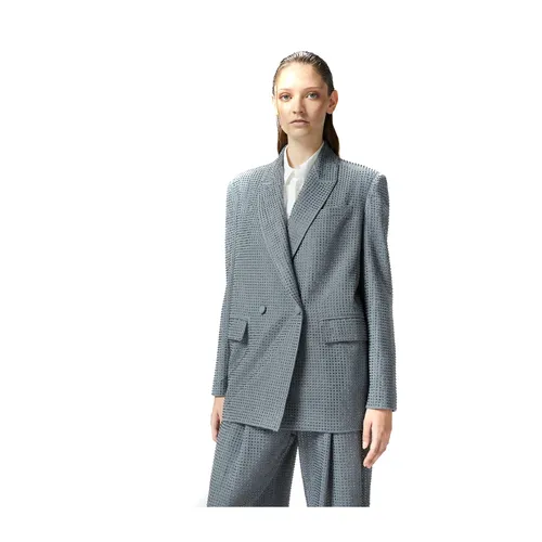 Pinko - Jackets > Blazers - Green - Pinko - Modalova