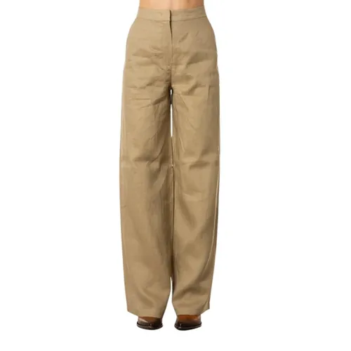 Trousers > Wide Trousers - - Max Mara Studio - Modalova