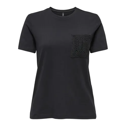 Only - Tops > T-Shirts - Black - Only - Modalova