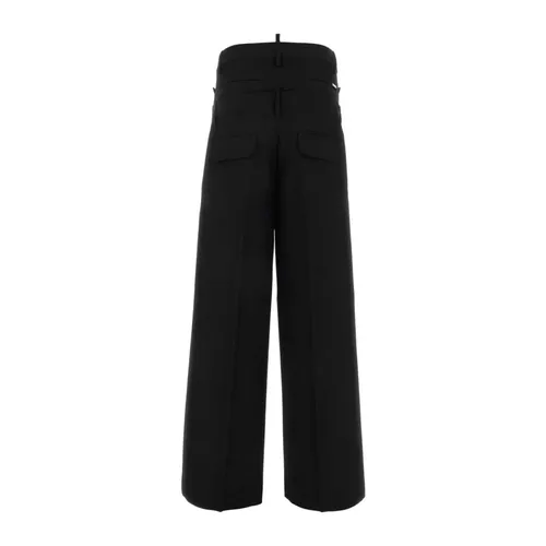 Trousers > Wide Trousers - - Dsquared2 - Modalova