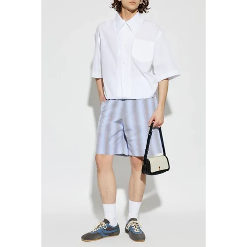 Shirts > Short Sleeve Shirts - - Ami Paris - Modalova