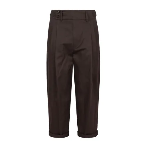 Trousers > Cropped Trousers - - Dolce & Gabbana - Modalova