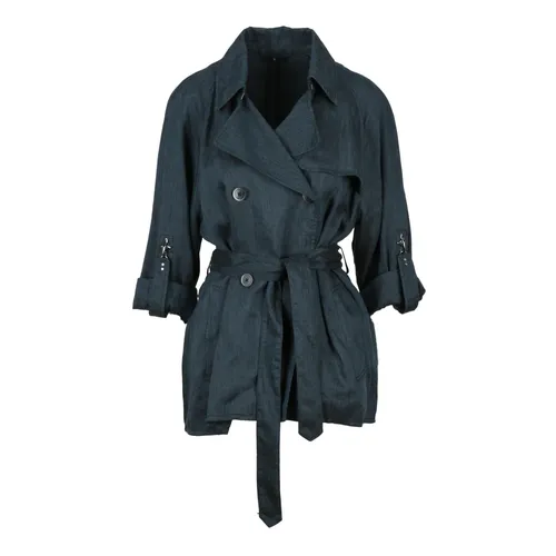Fay - Coats > Trench Coats - Blue - Fay - Modalova