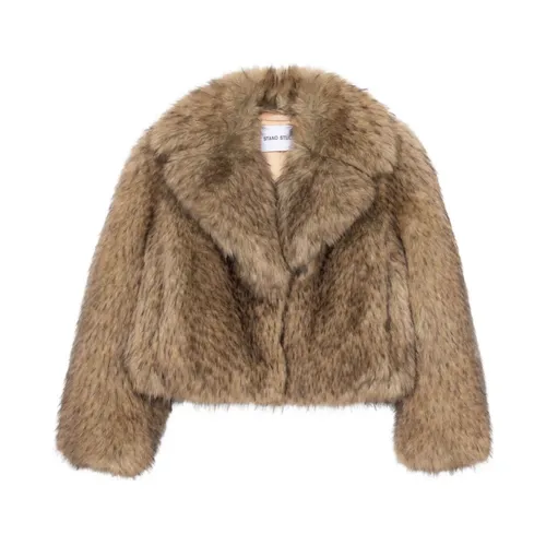 Jackets > Faux Fur & Shearling Jackets - - Stand Studio - Modalova