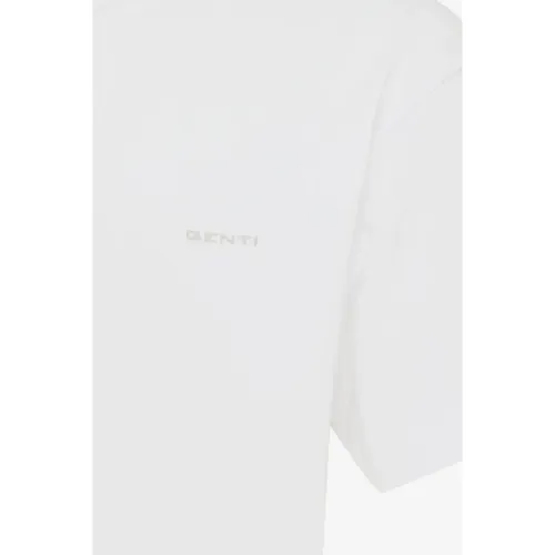 Genti - Tops > T-Shirts - White - Genti - Modalova