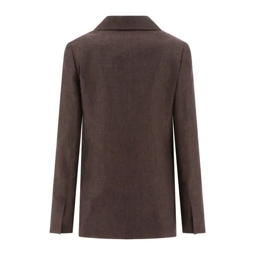 Loewe - Jackets > Blazers - Brown - Loewe - Modalova