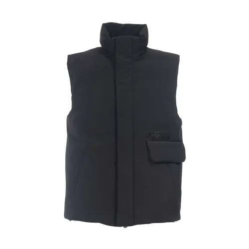 Aspesi - Jackets > Vests - Black - Aspesi - Modalova