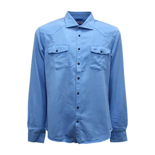 Shirts > Denim Shirts - - Sun68 - Modalova