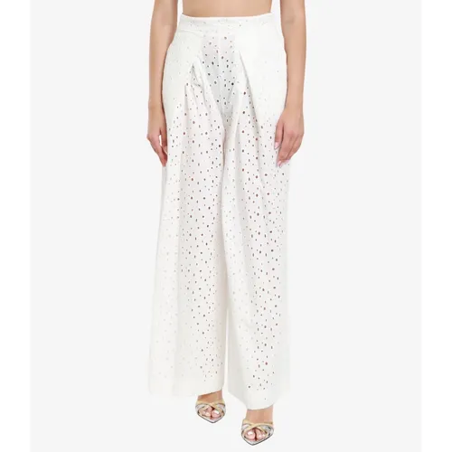 Trousers > Wide Trousers - - Semicouture - Modalova