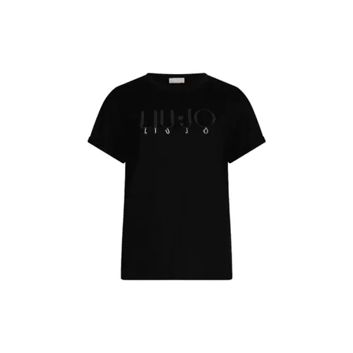 Liu Jo - Tops > T-Shirts - Black - Liu Jo - Modalova