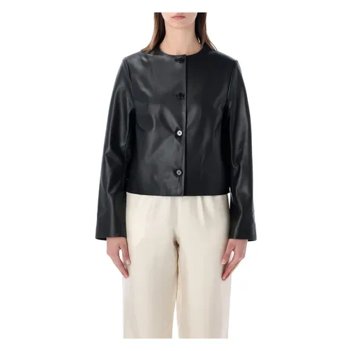 Jackets > Leather Jackets - - Loulou Studio - Modalova